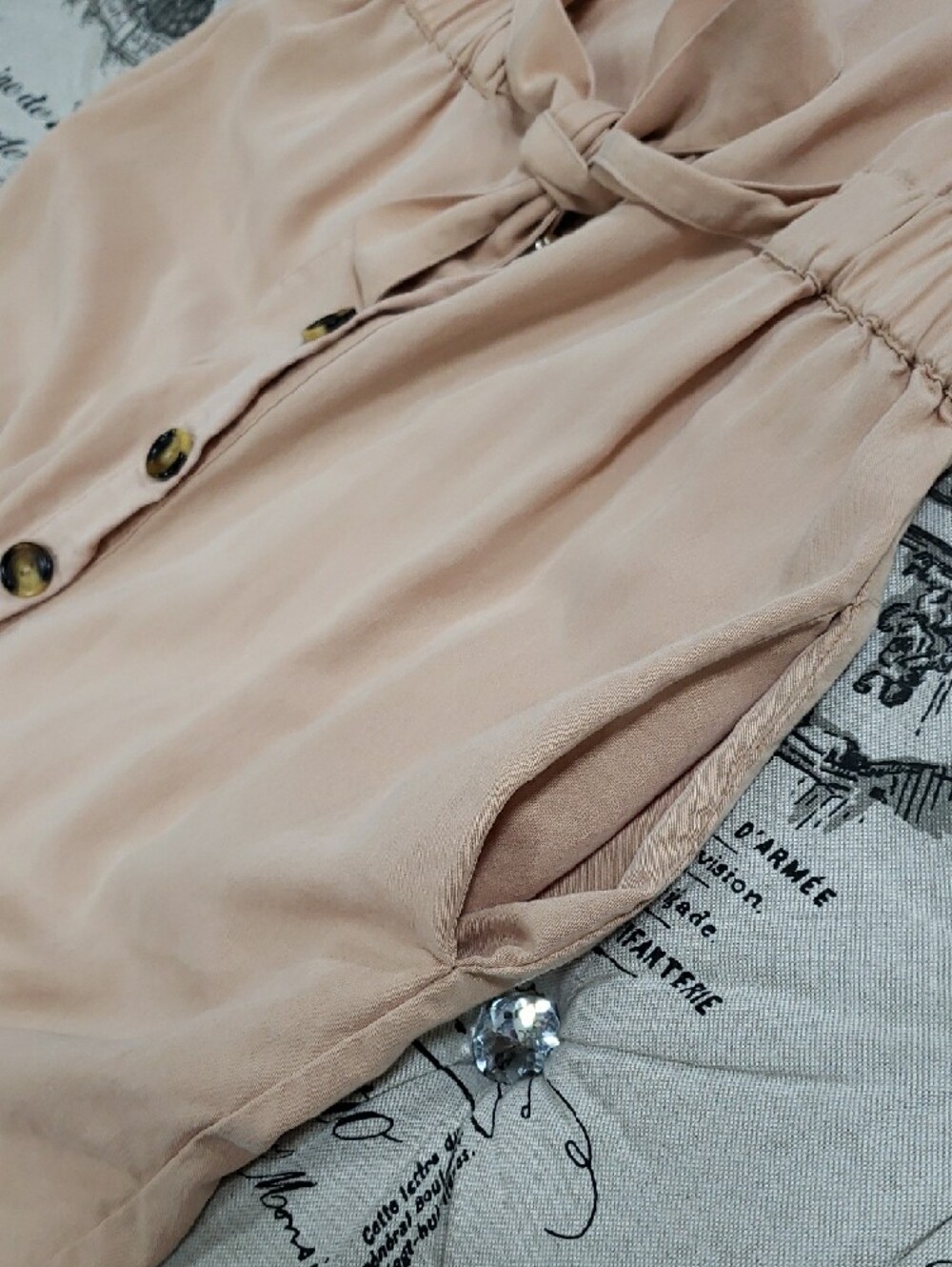 🇨🇦  Vero Moda Button-Up 3/4 Sleeves Shirt Dress - Picture 15 of 16
